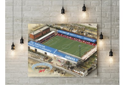 Brentford FC Griffin Park Stadium Wall Art Canvas